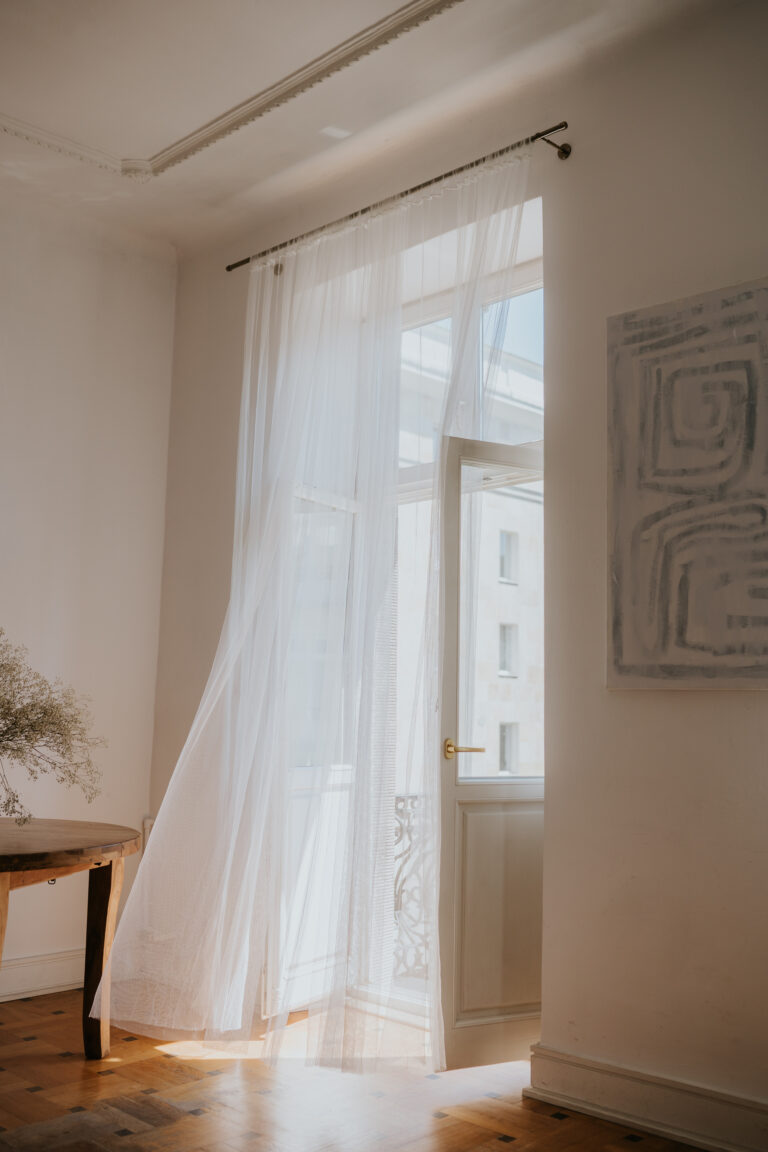 Morning Light, Linen Curtains, and Inner Order